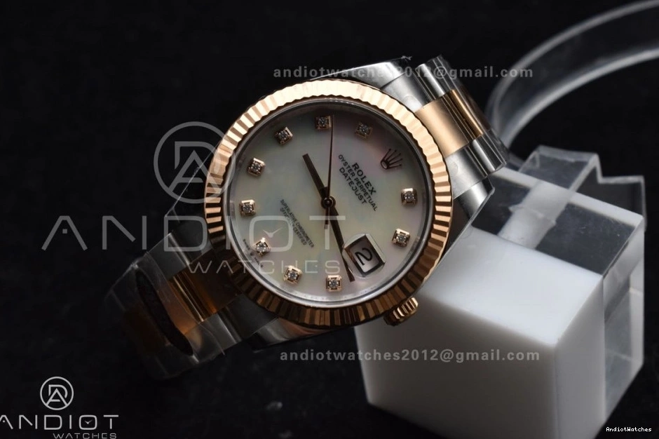 610 White RG StreetReady 904L VR MOP Dial 126331 1:1 Bracelet 41 Diamonds on Best Edition Clean DateJust Jubilee Steel 1123